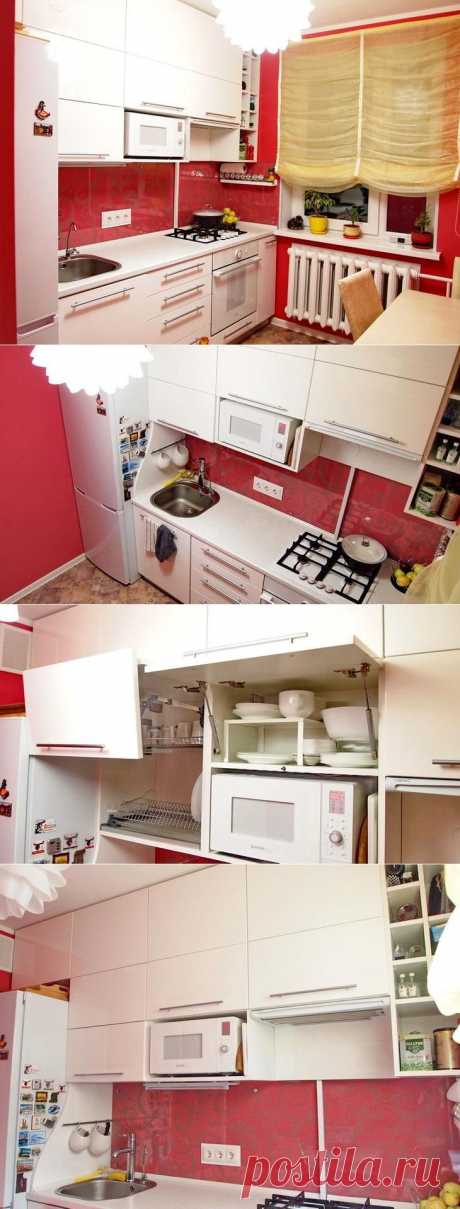 Кухня. Используем имеющееся пространство по максимуму!