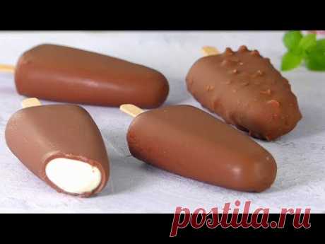 Choco bar Ice-Cream Recipe | Eggless & Without Cream | Easy Chocolate Ice Cream recipe by Tiffin Box