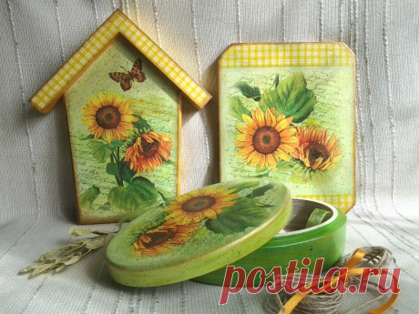 Набор для кухни Подсолнухи