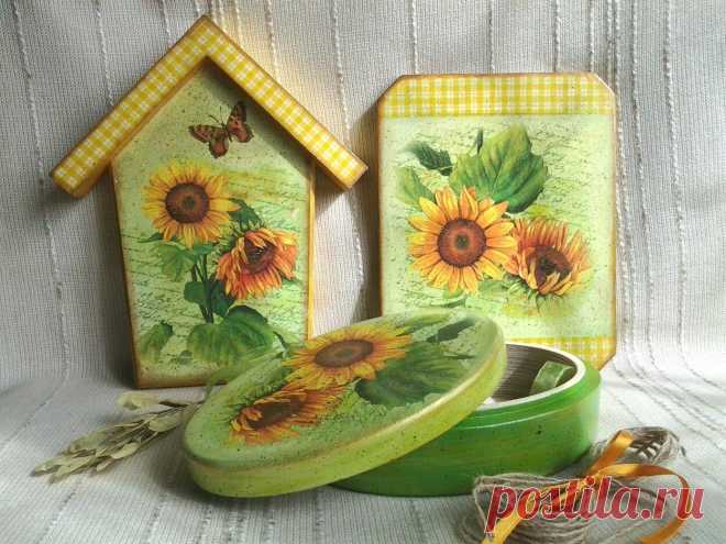 Набор для кухни Подсолнухи