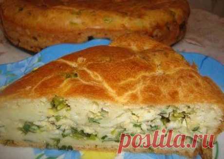 ПИРОГ С ЯЙЦОМ И ЗЕЛЕНЫМ ЛУКОМ