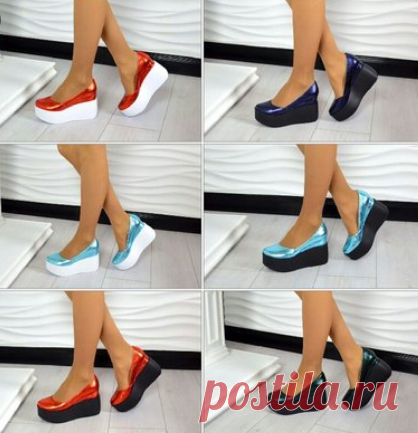 Сумасшедший тренд: туфли на платформе