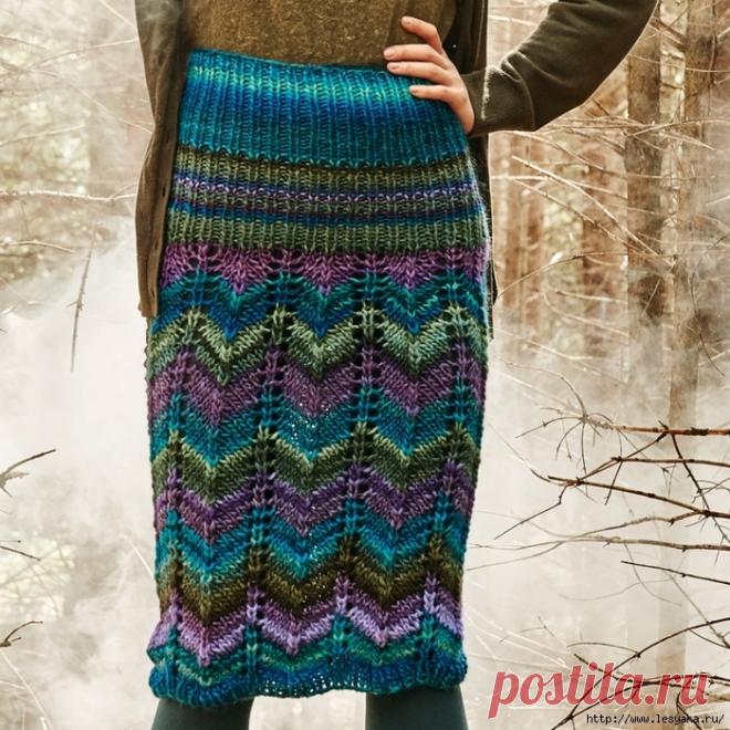 Модная разноцветная юбка в стиле Missoni: вяжем своими руками!