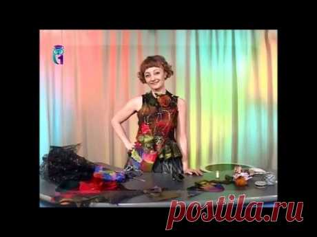 (12) Мокрое валяние. Нуновойлок. Делаем сумочку и сказочную брошь. Мастер класс. Татьяна Лазарева - YouTube