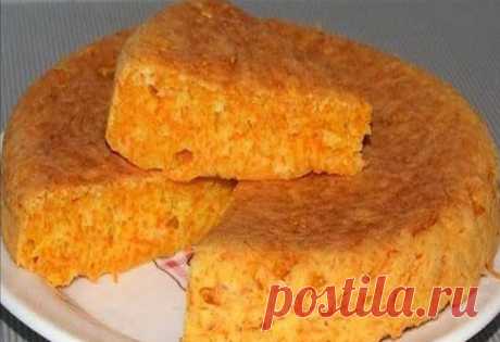 Нежнейший пирог-десерт из манки и морковки - просто тает во рту!!!