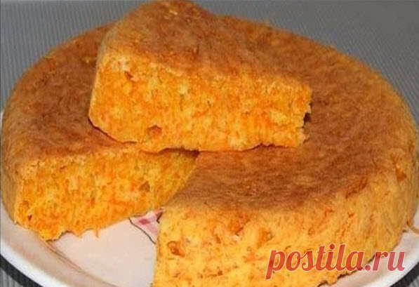 Нежнейший пирог-десерт из манки и морковки - просто тает во рту!!!