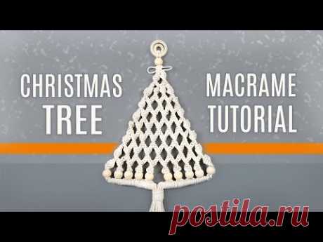 DIY MACRAMÉ 🎄 CHRISTMAS TREE TUTORIAL 🎄 ARBOL de NAVIDAD 🎄 CHRISTMAS CRAFTS - YouTube