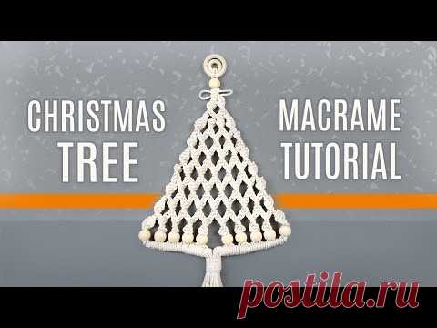 DIY MACRAMÉ 🎄 CHRISTMAS TREE TUTORIAL 🎄 ARBOL de NAVIDAD 🎄 CHRISTMAS CRAFTS - YouTube