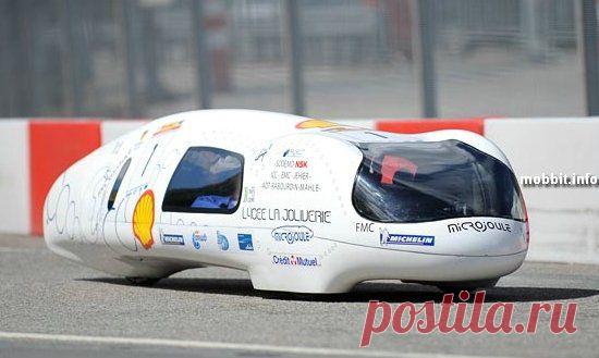 MOBBIT: Your Mobility / Microjoule - автомобиль, который расходует 1 л топлива на 3300 км (7 фото)