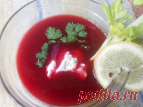 Холодный -пюре свекольный, с ароматами Абхазии | БУДЕТ ВКУСНО!