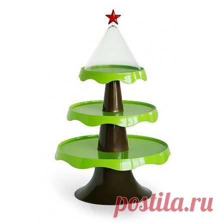 Этажерка подарочная новогодняя Merry Tree зеленая – «Enjoy-me»