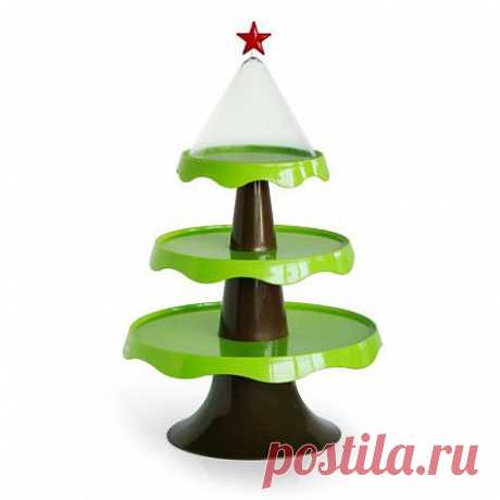 Этажерка подарочная новогодняя Merry Tree зеленая – «Enjoy-me»