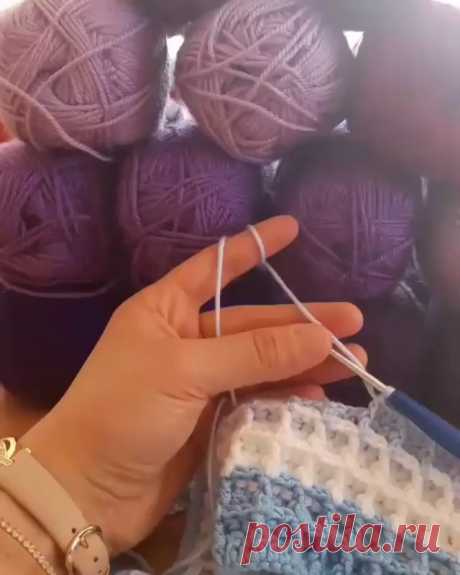 hobi tanıtım sayfası в Instagram: «Video👉👉👉 @34duyguca - wafflestitch tekniği ile bebek battaniyesi 😃 . . #duyguhandmade #handmade #knitting #babybalanket #bebekbattaniyesi…»