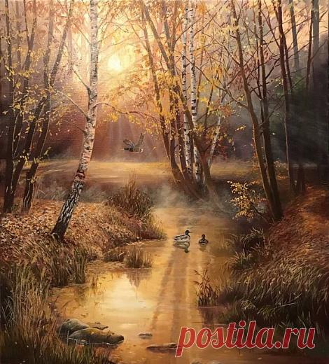 Осенний лес красив как Бог!.. Российская художница Любовь Гильман