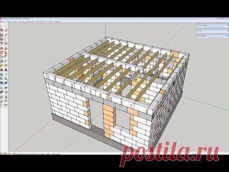 Межэтажное перекрытие по деревянным балкам – устройство и крепление