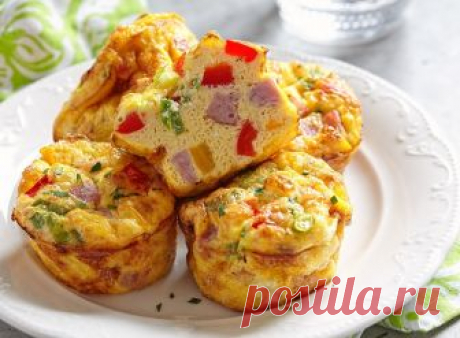 Маффины с беконом. Простой и вкусный рецепт