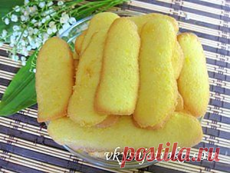 Печенье Савоярди - рецепт с фото