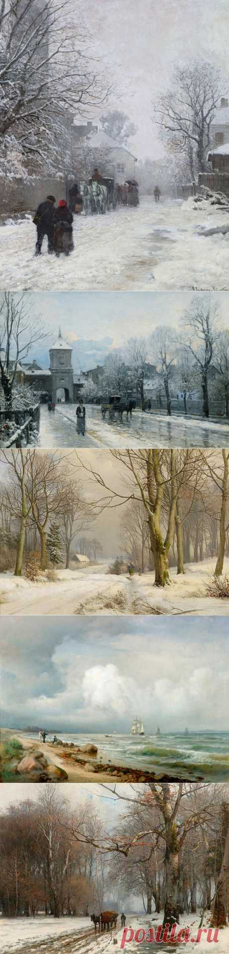 Датский художник Anders Andersen-Lundby (1841-1923)