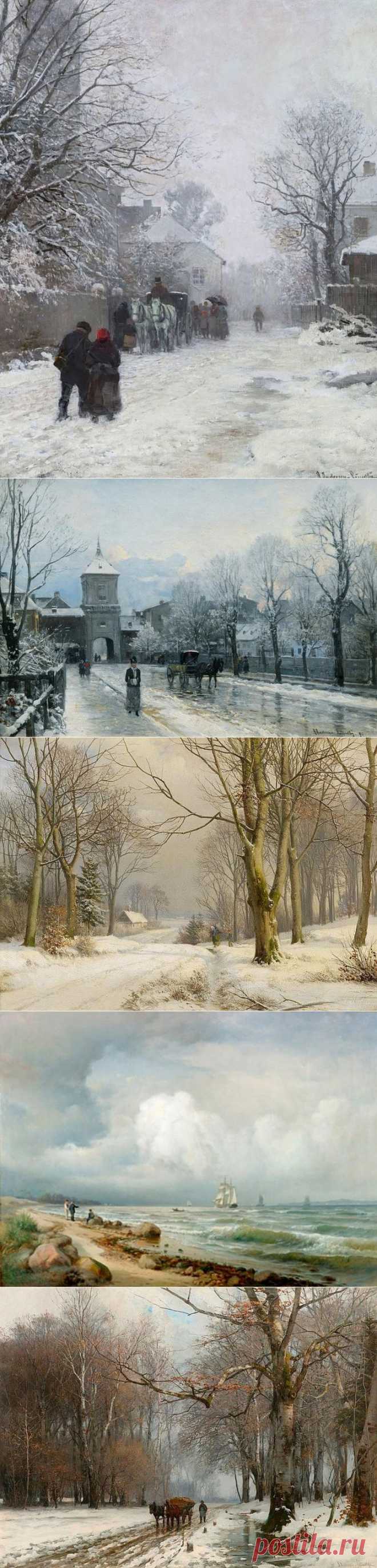 Датский художник Anders Andersen-Lundby (1841-1923)
