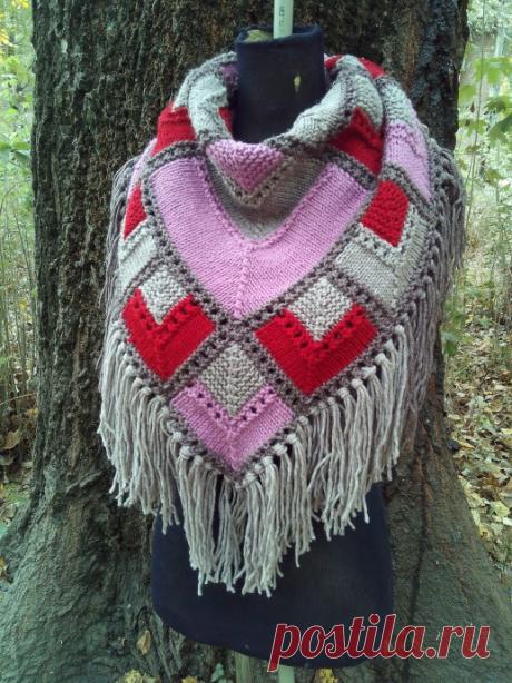 Бактус в кантри стиле, техника пэчворк.