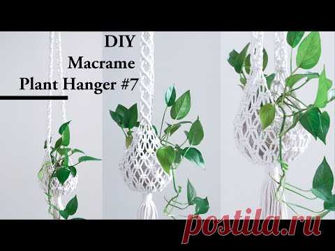 Macrame plant hanger #7 supper easy for beginner diy tutorial