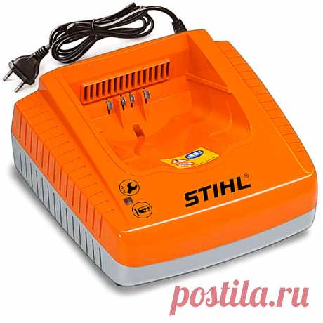 Зарядное устройство STIHL AL 300 предназначено для зарядки аккумуляторов STIHL AK- и AP-систем. ЗУ имеет светодиодный индикатор режима работы и пассивное охлаждение батареи. Время заряда аккумулятора зависит от его емкости и степени разряда.