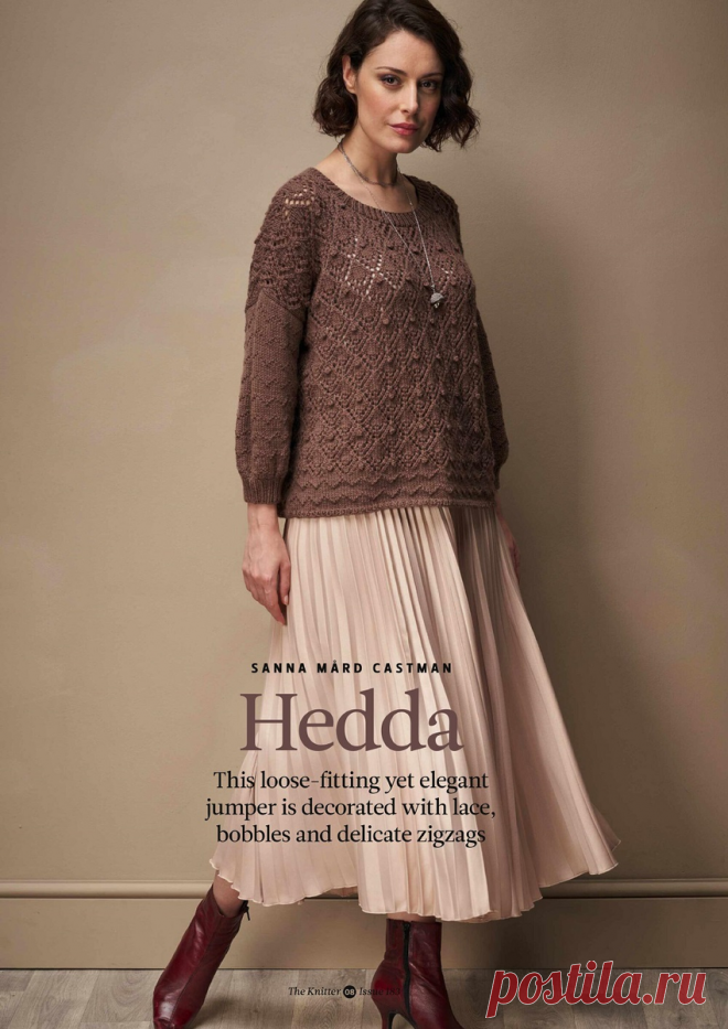 ПОДБОРКА КРАСИВЫХ МОДЕЛЕЙ ИЗ ЖУРНАЛА THE KNITTER СХЕМА + ОПИСАНИЕ | Копилка узоров (Вязание спицами) | Дзен