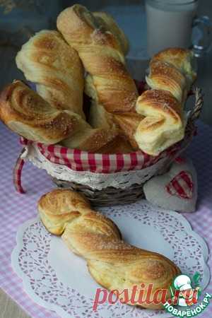 Воздушные слойки-булочки - кулинарный рецепт