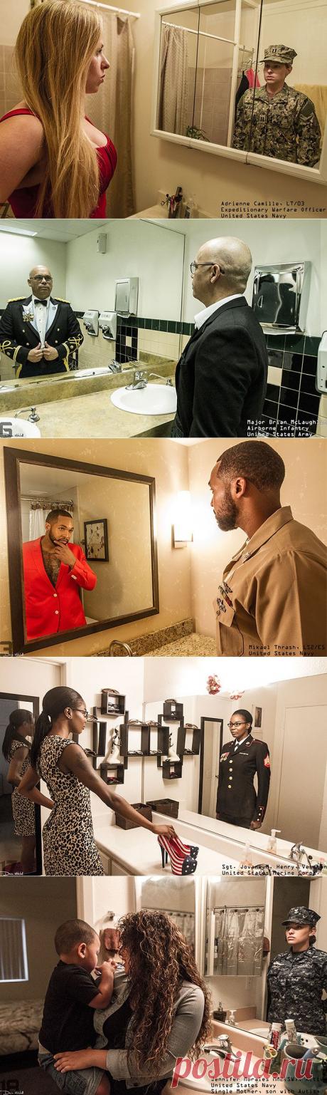 Фотографии военных людей в униформе. Что скрывается под ней?