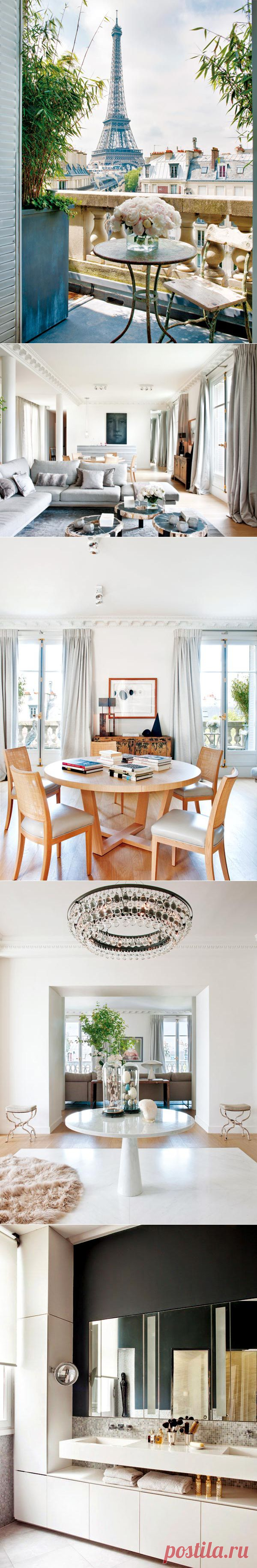 Квартира в Париже | Фотографии красивых интерьеров