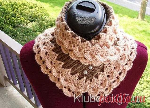Ажурный воротник-шарфик Austen Lace Muffler! | Клубок