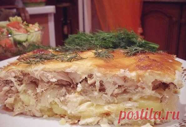 Кулинария >Сочная запеканка с курочкой