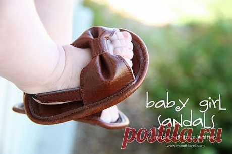 Детские сандалии своими руками - Ручная работа и креатив - интернет-журнал | Поделки своими руками