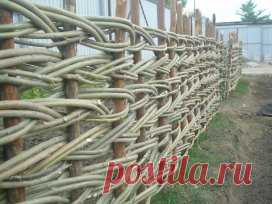 Плетень на даче