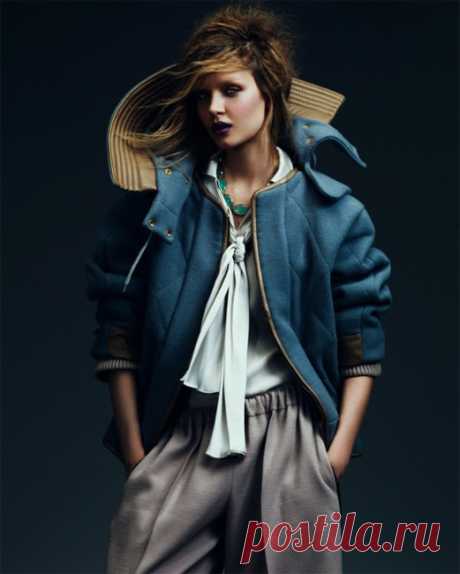 Жозефин Скрайвер (Josephine Skriver) в фотосессии Эндрю Йи (Andrew Yee) (2012)