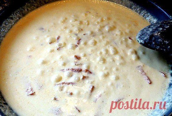 Соус "Карбонара" Ингредиенты: 1 столовая... / Еда и напитки / Вкусняхи / Pinme.ru / Оля Котова