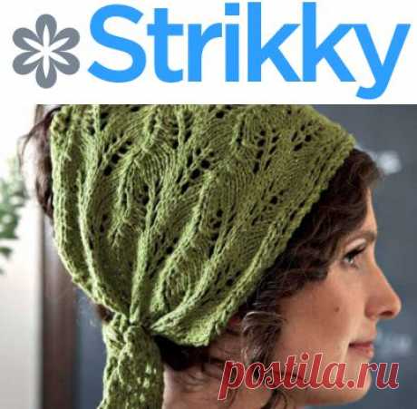 Повязка на голову от Kristeen Griffin-Grimes вязаная спицами | Strikky.ru