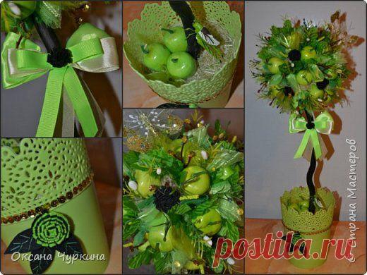 Фруктовый топиарий "Яблоневый цвет"  | Страна Мастеров