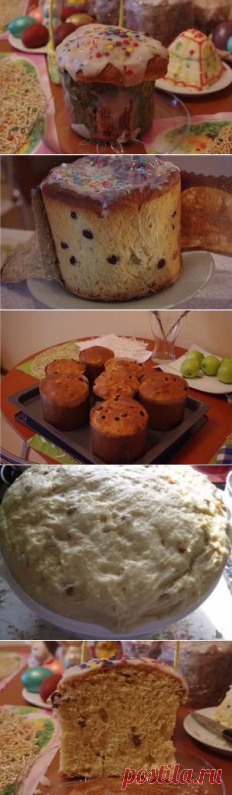 Рецепт - БАБУШКИН ПАСХАЛЬНЫЙ КУЛИЧ (2 pецептa).