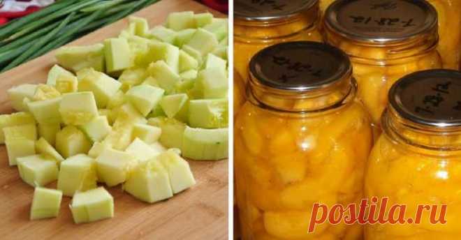 Ананасы из кабачков за 15 минут, на вкус не отличишь. Никто из гостей не смог с закрытыми глазами отгадать, что на самом деле ест. — Домашний уют