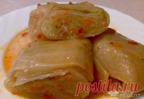 Голубцы с картошкой - нежнейшие,очень вкусные