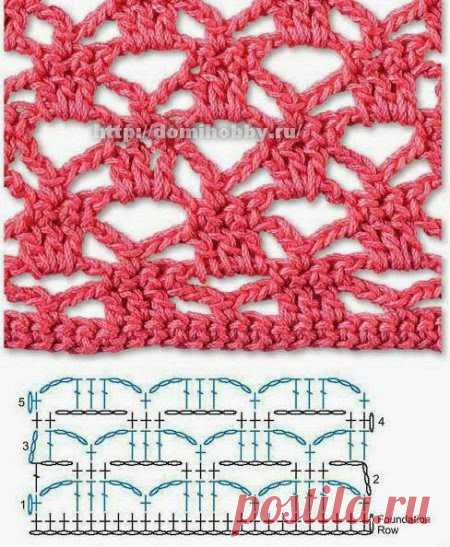 Las mejores puntadas crochet para tu colección * 25 motivos * ~ Patrones para Crochet