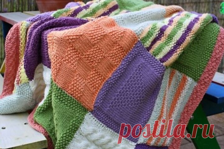 Вязания в стиле печворк, идеи для новых творческих задумок. | Вяжем вместе с Людмилой | Дзен