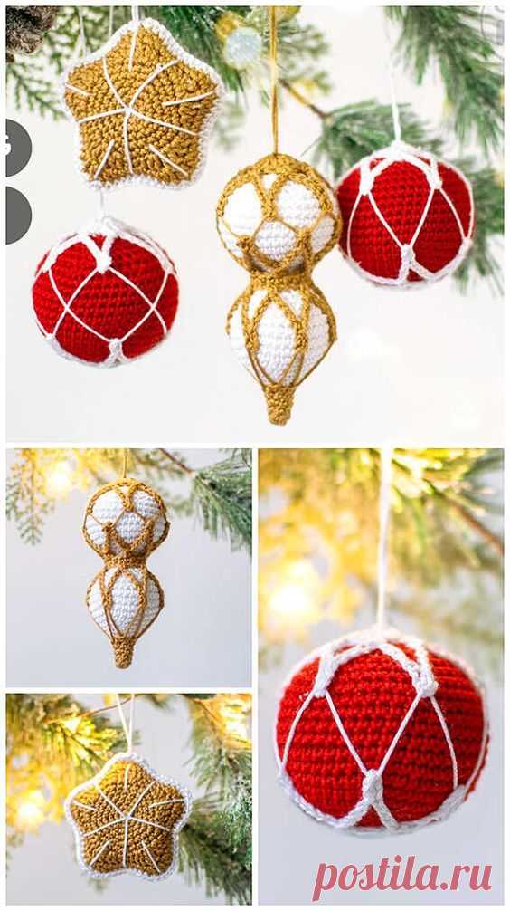 The Best Crochet Christmas Ornament Patterns - Penguin Hobbies