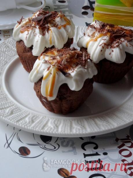 Шоколадные капкейки с карамелью — рецепт с фото пошагово