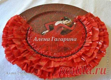 Потрясающая тарелка &quot;Танцовщица Фламенко&quot;