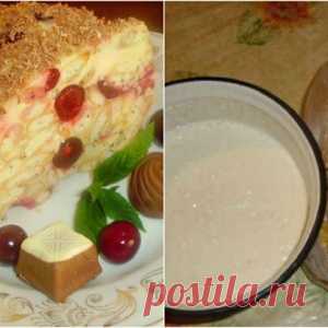 Сметанный торт, очень вкусный