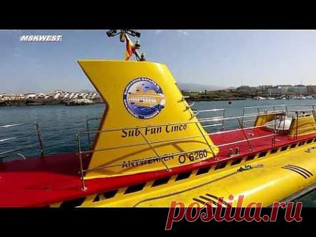 ▶ Погружение на дно Атлантики на субмарине Sub Fun Cinco - YouTube