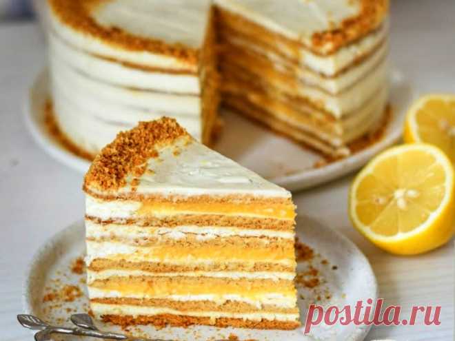 ღТорт Медовик 🍋 с лимонным курдом