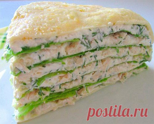 Белковый торт с куриной грудкой для сушки!